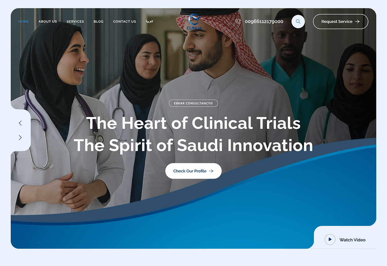 Healthcare and Life Sciences — Interactive Website interface designed by Innovation Planet