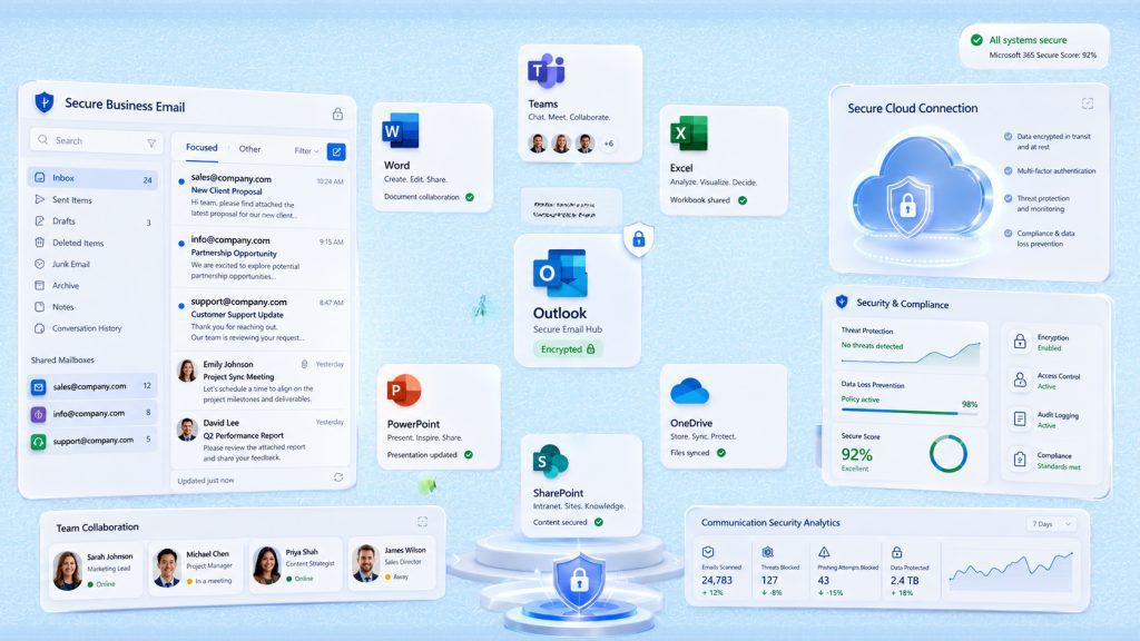 Learn more about Microsoft 365 for Business.